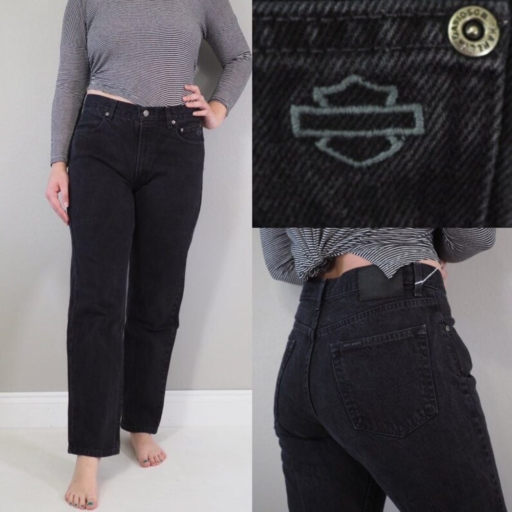 Harley-Davidson Women's Black Boot Cut Jeans